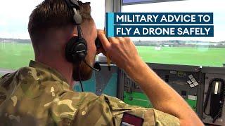 The rules for flying a drone in airspace near to military bases