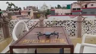 Drone view of Taj mahal  in 1 min