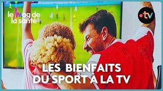 Et si regarder du sport à la TV était tout aussi bénéfique que la pratique sportive ?