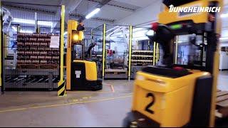 Jungheinrich Automated Guided Vehicles at Orkla in Denmark