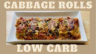 STUFFED CABBAGE ROLLS WITH GROUND BEEF AND CAULIFLOWER RICE LOW CARB RECIPE