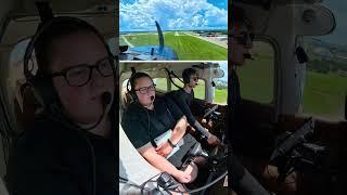 Student pilot nails short field landing