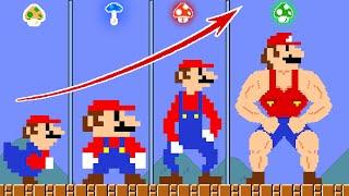 Evolution Mario Growing Up: Team Mario Musculars Nood vs Pro vs Hacker vs Muscle | 2TB STORY GAME