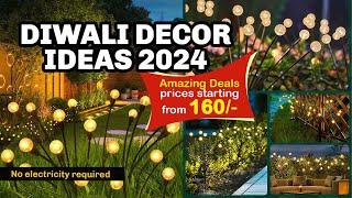 Diwali Decor Ideas 2024 | festival decoration ideas at home| indoor and outdoor decor for Diwali