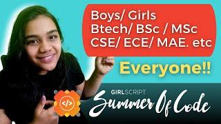 Open-Source Program for Everyone | GSsoc'21 | GirlScript Summer of Code 2021