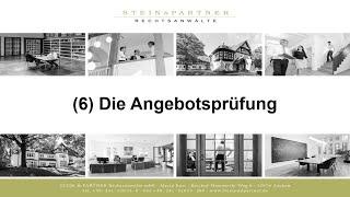 Die Angebotsprüfung (6)