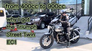 why I got the Triumph Street Twin as my brand new bigbike @BernadetteReyes