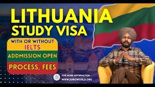 lithuania study visa for indian |Lithuania visa complete information|  Study in Lithuania