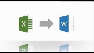 Слияние Excel и Word