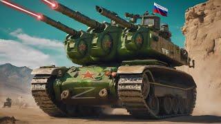 Close combat! Deadly Russian laser tank Bombards 270 Ukrainian tanks - ARMA 3
