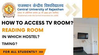 TV Room in B6 Hostel of CURAJ | How to use it?