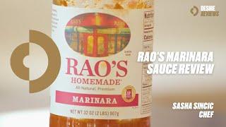 Rao's Marinara Sauce Review with Chef Sasha Sincic