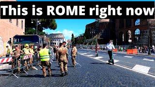 Rome Italy, This is Rome right now. Rome walking tour February 2024