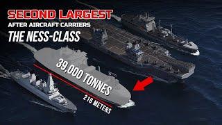 UK is building The Second Largest Ship After its Aircraft Carriers, to be named The Ness-class