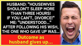 Wife's Revenge on Husband's Crazy Demand! What Awaits Beyond the Limits..