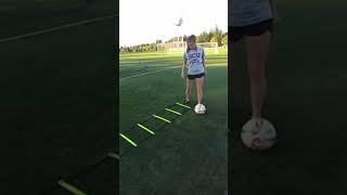 Soccer ladder drills speed training #soccer  #footskills #speed #training #plyometrics