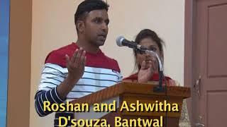 Roshan & Ashwitha D'Souza, Bantwal