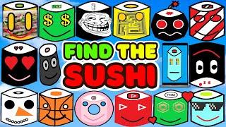 Find The SUSHI ROBLOX  All Badges 85