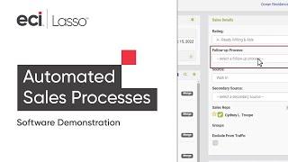 Automate and Personalize Your Sales Pipeline with Home Builder CRM | Lasso CRM Software Demo