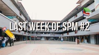 my last week as a highschool student || spm student ‍