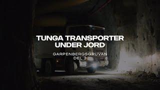 Tunga transporter under jord