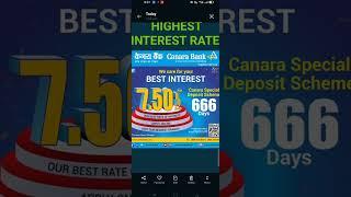 CANERA bank revised FD interest rate | highest FD interest rate for senior citizens