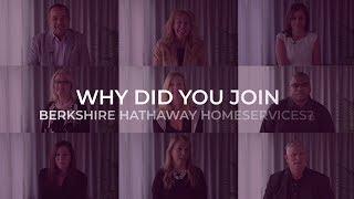 Why Did You Join Berkshire Hathaway HomeServices?