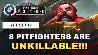 8 PIT FIGHTER HEALS 99%HP OVER 2 SECONDS?? | TFT Set 13