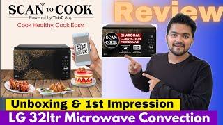 LG 32L Charcoal Convection Microwave Oven (Black) | Best Microwave for Home Under 25000