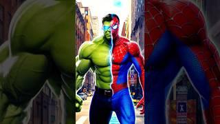 Hulk and spider-man the half #shorts