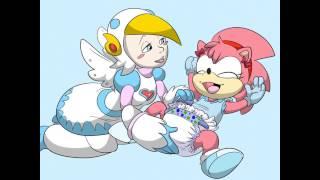 Diapered Sonic characters