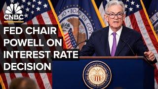 Federal Reserve Chair Powell speaks after Fed kept interest rates steady — 3/19/2025