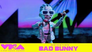 “Tití Me Preguntó”  ️ Bad Bunny’s Unbelievable 2022 VMAs Performance Gets Animated | MTV