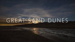 Great Sand Dunes National Park, Colorado. 4k UHD HDR Timelapse