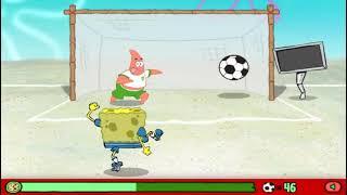 Spongebob Squarepants: Spongebob's Soccer Shootout Gameplay