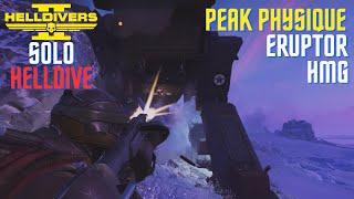 Helldivers 2: Peak Physique With Eruptor/HMG Combo Is Insane (Helldive Solo / All Clear / No Deaths)
