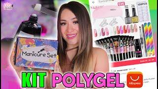 PROBANDO KIT de POLYGEL para UÑAS  *Super Barato |NailsByKaren