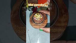 Mini chocolate pancake  mini biscuit pancake #miniature #minipancakes #minicooking #shorts #viral