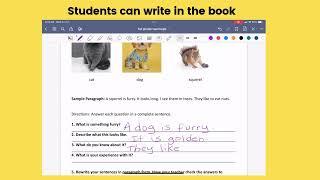 Writing Warmups: Present and Past Tense Writing Using Adjectives For Beginning Writers, Grade 1 book