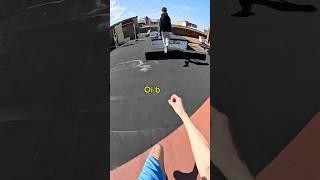 Parkour vs security escape #parkour #pov #adammarr