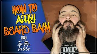 How to apply beard balm