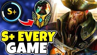 How To Literally 1V5 CARRY Every Game As Gangplank! (Easy S+ Strategy)