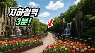  지하철역에서 3분!  10년 만에 개통한 도심 속 '무릉도원' 트레킹 코스 |  대중교통 당일치기 여행 |  Korea Arboretum Trekking