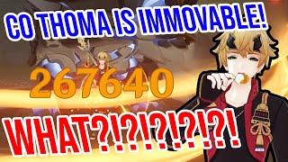 C0 Thoma is IMMOVABLE! 3 Weapon Showcase! Genshin Impact