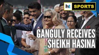 Bangladesh PM Sheikh Hasina in Kolkata to watch pink ball Test at Eden Gardens