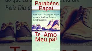 Feliz dia dos pais meu pai