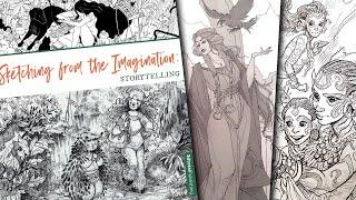 Sketching From the Imagination Storytelling art book preview 3D Total publishing