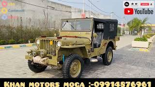 Modified willy jeep original look | Khan Motors Moga | M-09914876961 | Ready on order basis online