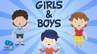 Girls and Boys | Songs for learning English.