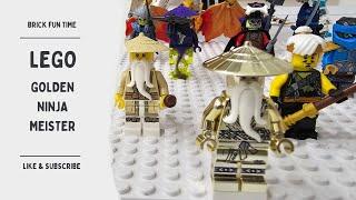 Limitierte Gold Chrom Minifigur Golden Ninja Master !!Und LEGO Ninjago Minifiguren Sammlung *Review*